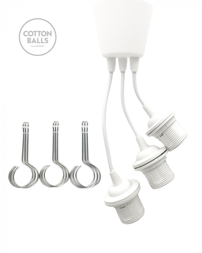Triple suspension (pvc) WHITE