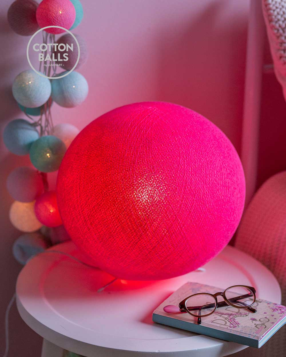 Standing Lamp - Bright Pink