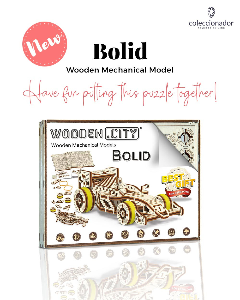 Bolid Wooden mechanical set