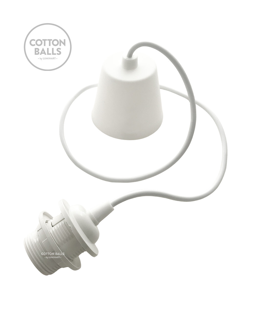 Single suspension (pvc) WHITE