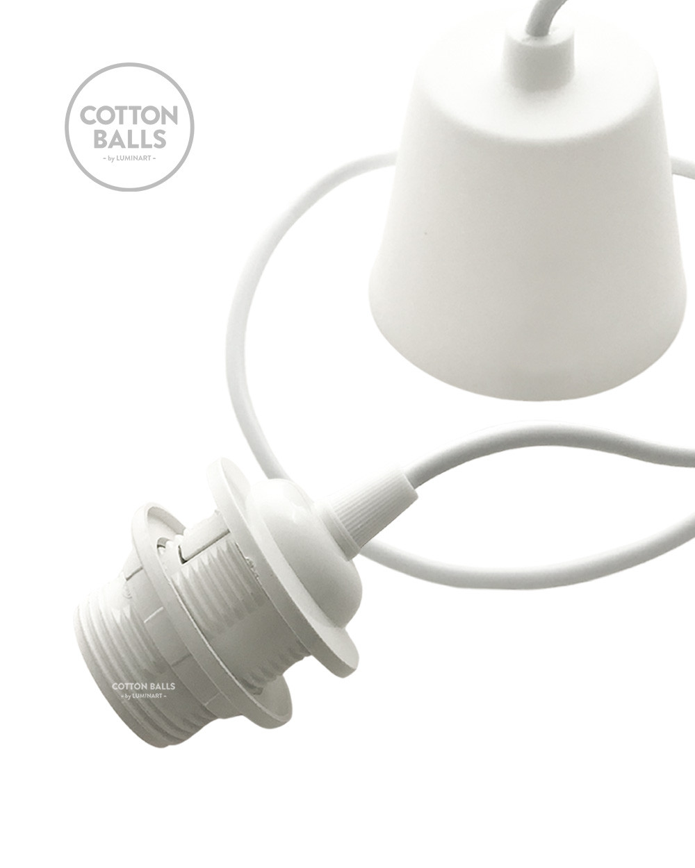 Single suspension (pvc) WHITE